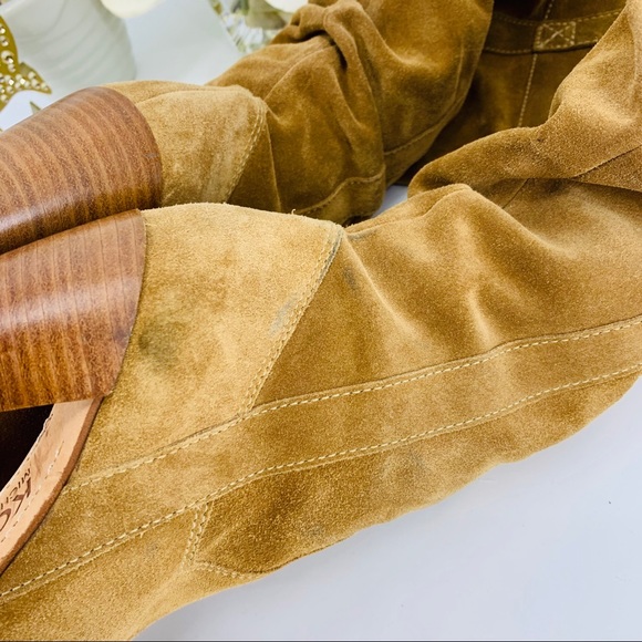 Michael Kors Suede Rider Heeled Boots - Picture 8 of 8